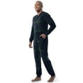 thumbnail image 5 of Fruit of the Loom Men's Solid & Printed Pajama Union Suit, Sizes S-5XL, 5 of 9