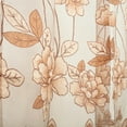 thumbnail image 3 of Window Curtain Panel Curtains Sheer Window Panels, 1 x 2.5m Voile Tulle Window Screen Floral Embroidered Bedroom Curtain Sheers Voile Window Curtains for Living Room, Bedroom, 3 of 5