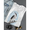 thumbnail image 3 of Pastell Bird On A Branch T-shirt Women's -Ashvin Harrison Designs, Female Large, 3 of 4