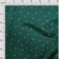 thumbnail image 3 of oneOone Cotton Poplin Dark Teal Green Fabric Floral Ditsy Quilting Supplies Print Sewing Fabric By The Yard 42 Inch Wide, 3 of 4
