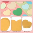 thumbnail image 3 of Uxcell Heart Cutouts, Paper Heart Shaped Die Cut Cards for Valentine's Day, Wall Decor, Art Supplies Gold Yellow 4 x 3.2 Inch, 3 of 6