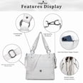 thumbnail image 5 of Angel Kiss Women casual handbag shoulder bag PU Vegan leather wallet, 5 of 5
