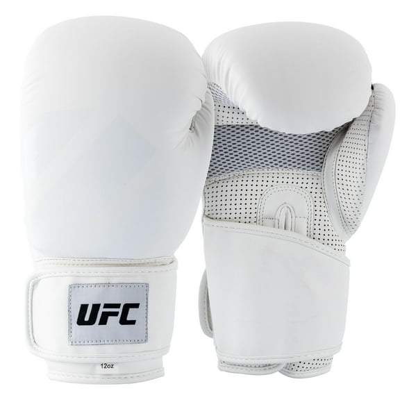 UFC Tonal Boxing Training Gloves - 14oz, White - Premium Performance, Maximum Shock Absorption Protection for Boxing & MMA Sparring, Bag/Mitt Work, & Cardio Fitness