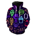 thumbnail image 1 of Sudadera con capucha y cremallera para hombre y adolescente, con barra luminosa, estilo Harajuku, divertida, con estampado 3D, ropa de calle de primavera, manga larga extragrande, 2024, 1 of 6