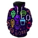 thumbnail image 1 of Sudadera con capucha y cremallera para hombre y adolescente, con barra luminosa, estilo Harajuku, divertida, con estampado 3D, ropa de calle de primavera, manga larga extragrande, 2024, 1 of 6