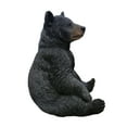 thumbnail image 4 of Large Black Bear Sitting Garden Statue Yard Decor, 4 of 5