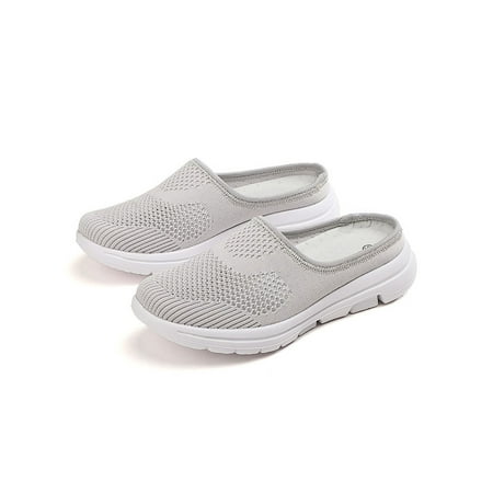 

Wazshop Womens Slip-on Mules House Slippers Breathable Casual Shoes Indoor Outdoor Walking Shoes Clogs