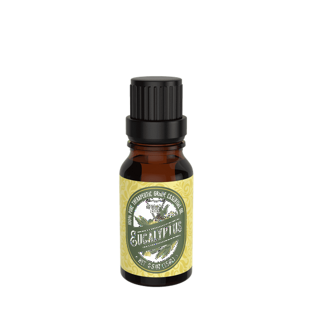Eucalyptus Essential Oil, Glass Amber Bottle, Powerful ...