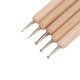 thumbnail image 1 of 5 Pcs Double End Tracing Dotting Stylus Firm Grip DIY Engraving Stylus Set for Making Clay Pottery Sculpture, 1 of 4
