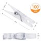 thumbnail image 4 of 100 Pcs Mini Clear Pegs 34mm Tiny Photo Clips Transparent Plastic Clothes Pegs For Hanging Photos Card Paper Arts & Crafts Picture Scrapbooking Weddin, 4 of 5