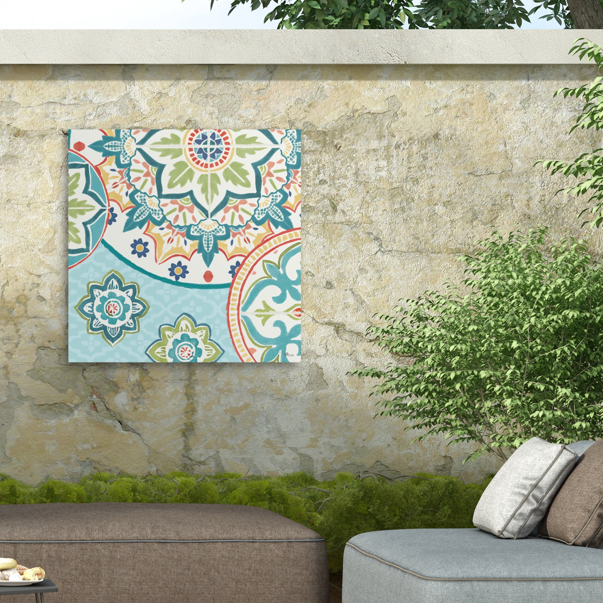 Pela Studio 'Colorful Journey II' Outdoor Canvas 24x32