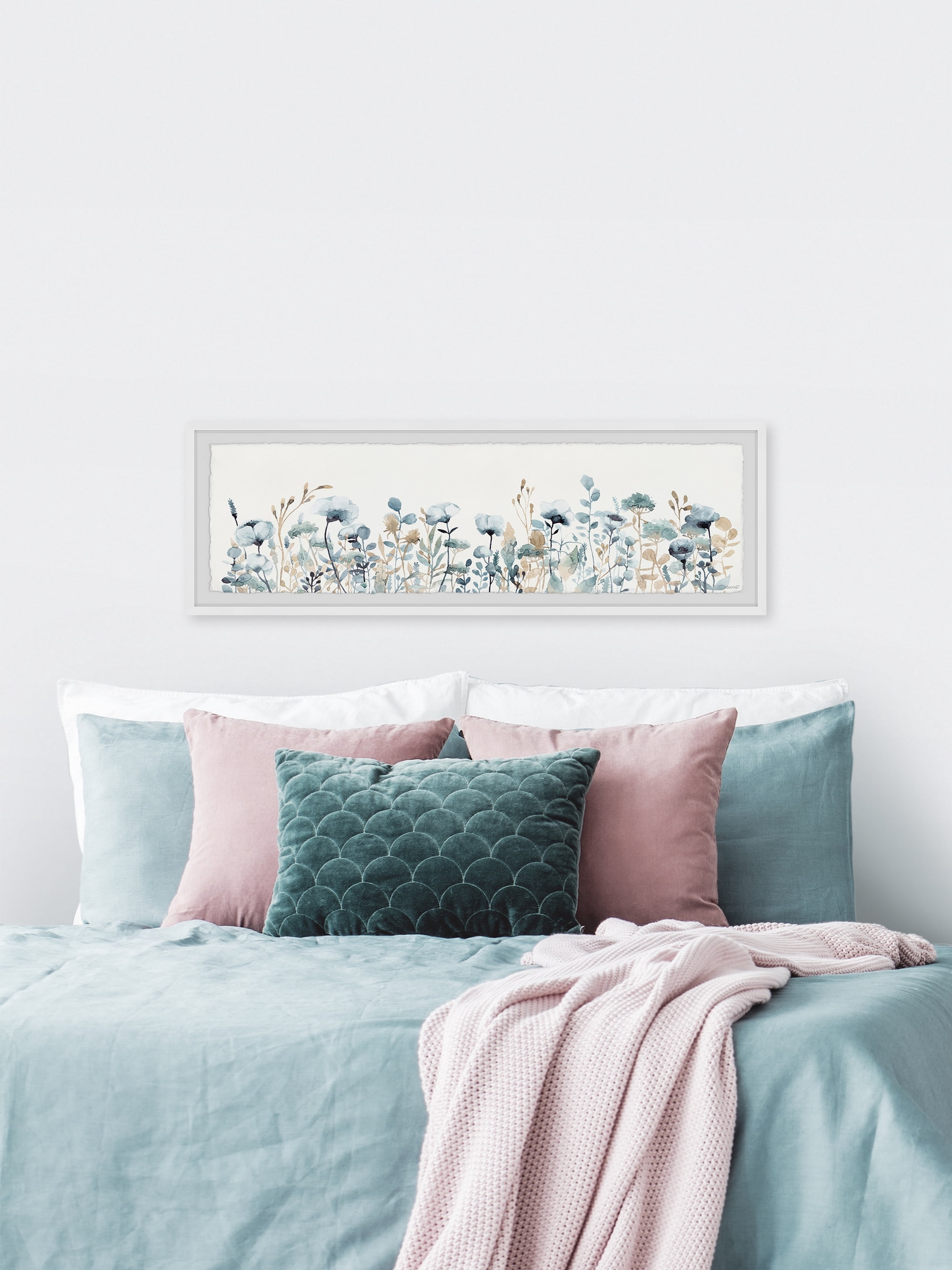 Marmont Hill Panoramic Flowers View Framed Wall Art