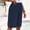 Navy plus size shorts with pockets a1, variant on Cagogo Women Plus Size Relaxed Elastic Waist Shorts with Pockets Casual Solid Loose Shorts Party Beach Travel, Light Blue S