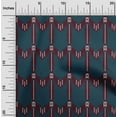 thumbnail image 1 of oneOone Cotton Poplin Fabric Chevron Ikat Printed Fabric 1 Yard 42 Inch Wide, 1 of 1