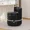 Black-pu, variant on Velvet Swivel Accent Chair with Storage, 360° Vanity Makeup Chair with Wave Back, No Assembly Comfy Single Sofa Chair, Small Accent Stool for Bedroom, Dressing, Living Room, Black