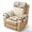 Parrot Rose, variant on TSOVTHRID Cat Print Non Slip Recliner Chair Covers, Reclining Chair Armrest Cover with Storage Pockets, Washable Comfy Recliner Couch Slipcovers for Home