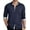 Navy Blue, variant on COOFANDY Mens Dress Shirts Long Sleeve Button Down Shirts Untucked Wrinkle-Free Business Casual Shirts