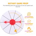 thumbnail image 2 of EeaseCA 1Pc Prize Wheel Hanging Draw Wheel Teaching Activities Rotary Game Prop, 2 of 8
