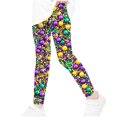 thumbnail image 5 of GERsome Girls Leggings Casual Print Leggings Yoga Pants for Toddler Girls Soft Comfortable Stretchy Tight Leggings Girls Athletic Leggings, Sizes 3-8 Years, 5 of 6