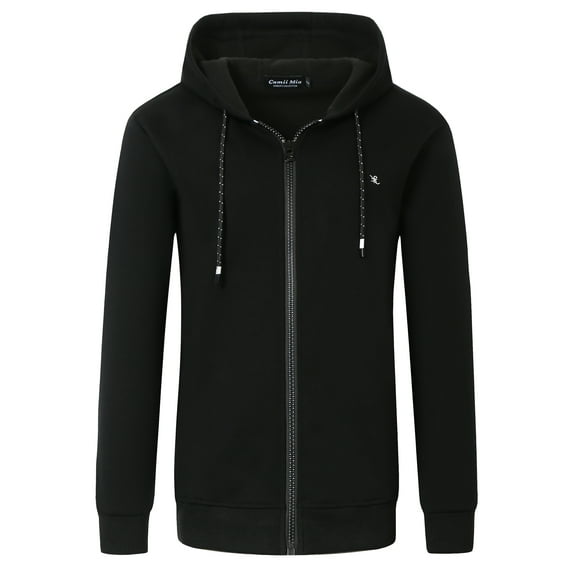 Camii Mia Hoodies for Women Fleece Lined Sweatshirt Full Zip Hooded Pullover Pocket Drawstring Causal