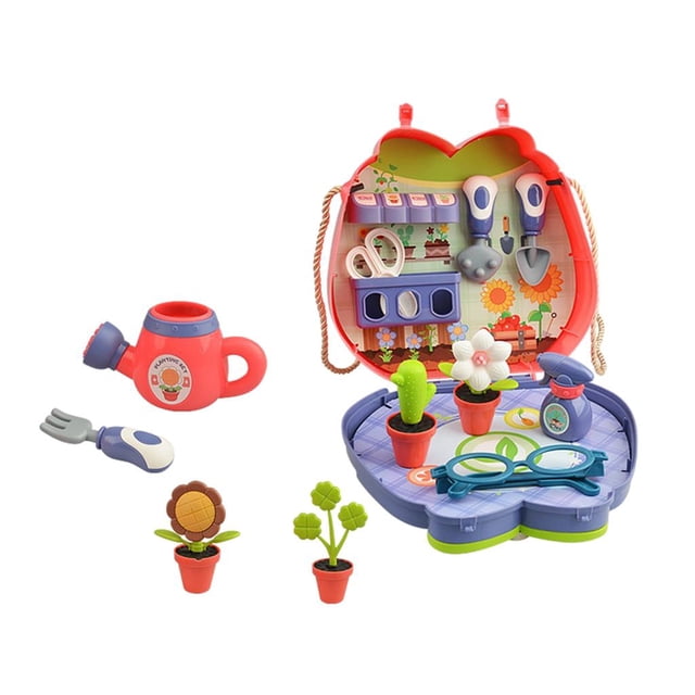 lionlar Ensemble de Jouets Maison de Jeu Ensemble de Jeu Design Mignon Jouet Interactif Parent-Enfant Kit de Plantation de Jeu de Simulation