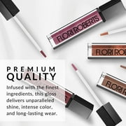Flori Roberts Mineral Base Lip Shine - Vibrant Non-Sticky Lip Makeup for Women - High Shine Finish