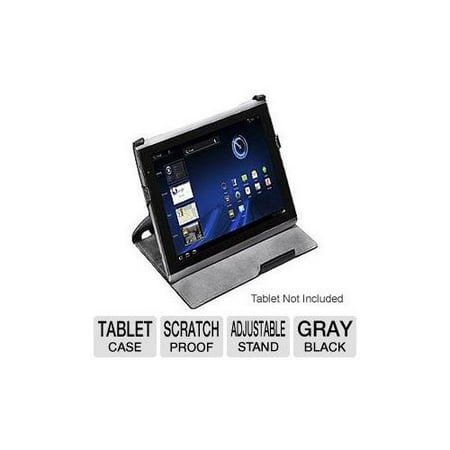 Targus VuScape Protective Cover & Stand - Hard case for web tablet - gray, black