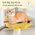 thumbnail image 2 of SUGIFT 17'' Cat Tree with Sisal Scratching Posts Multi-Level Cat Tower for Indoor Medium Cats, Green, 2 of 9