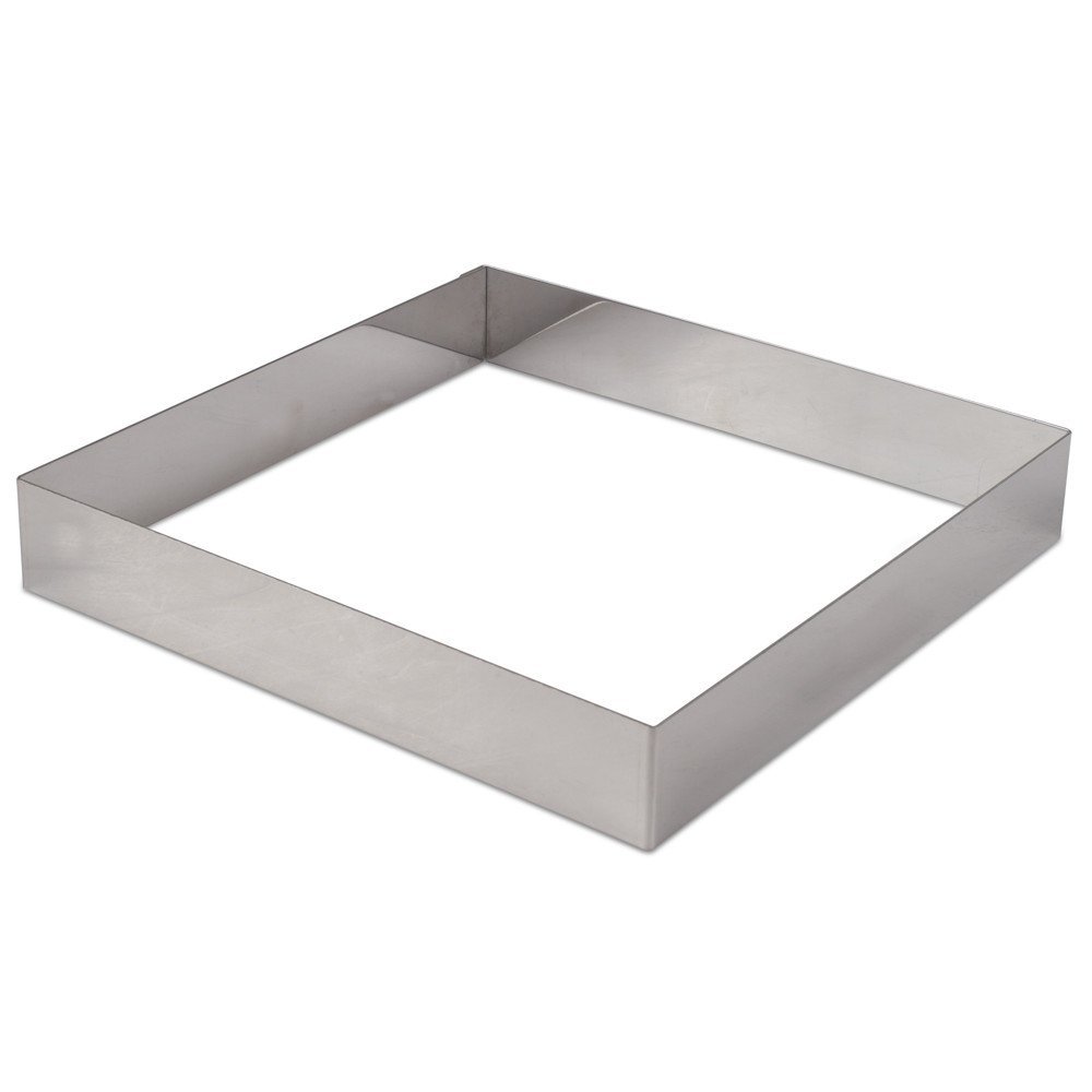 Stainless Steel Square Ring Mold 1.7inch x 11inch, Square Ring Mold