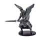 thumbnail image 4 of Figura decorativa de ángel guerrero para mesa, ideal para estanterías, escritorios y vitrinas. Plata, 4 of 9