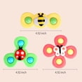 thumbnail image 4 of MANGOBOB 3 Pcs Suction Cup Spinner Toys, Baby Fidget Spinner Toy, Spinning Toys for Toddlers 1-3, Sensory Toys Bathtub Toy Dining Chairs Toys, 4 of 8