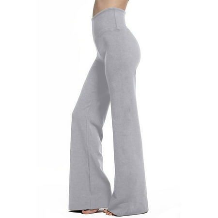 

Freshly Picked For Her AXXD High Waist Wide Leg Workout Yoga Gym Pants Pajama Pants For Women Clearance Gray 12