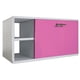 thumbnail image 1 of Gabinete Baño Moderno Ensamblado Mdf Elegante Vinil Rosa, 1 of 4