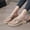 Khaki, variant on Women Wedge Slide Sandals, Soft Bottom Slip On Open Toe Casual Ladies Shoes Khaki Size 6
