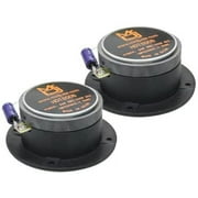 Pair 4 Speaker Size 400 Watt High Compression Aluminum Titanium Bullet Super Tweeter