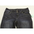 thumbnail image 2 of 1822 Denim INDIGO DARK WASH Ankle 2 Button Waist Closure High Rise Pant, US 8/29, 2 of 4