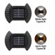 thumbnail image 2 of 2026 4pcs Solar Wall Light Outdoor Garden Balcony 8 Leds Durable Festival Backyard, 2 of 3