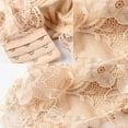 thumbnail image 6 of Sexy Women Lace Floral Design Bra Padded Bra Girl Strapless Bustier Bralette Lingerie, Apricot, 6 of 9