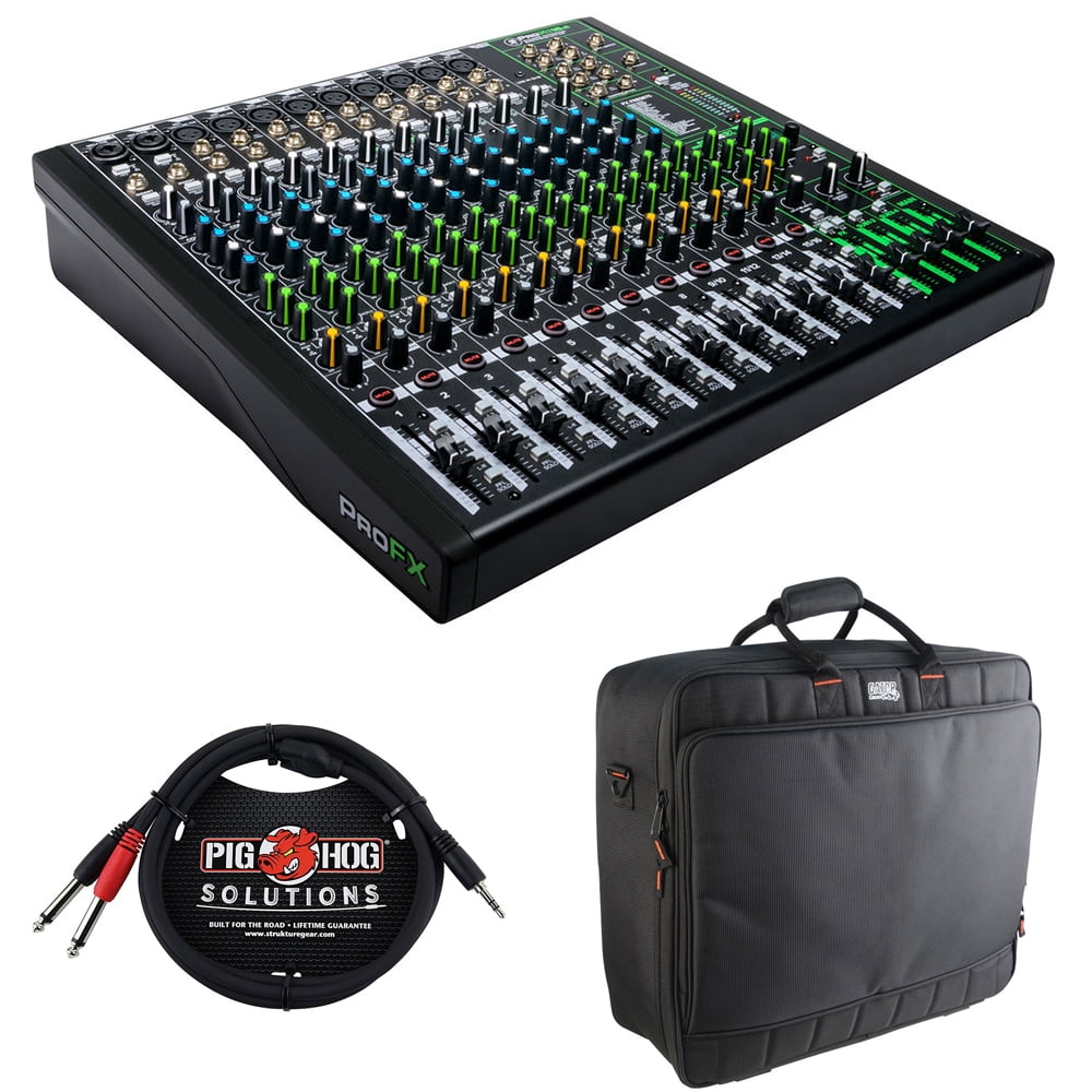 Mackie PROFX16v2 Pro 16 Channel Mixer PROFX16 V2+Stand+Headphones+