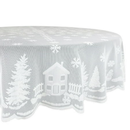 

Vintage Lace Christmas Tablecloth Lace Decorative Table Cloth Xmas Decorations