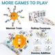 thumbnail image 5 of Juego de dominó Mexican Train Yinlo Double 12 con funda y trenes, 5 of 9