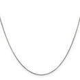 thumbnail image 2 of 14K White Gold Snake Chain Necklace 18 inch .6 mm Round with Lobster Clasp 0.6, 2 of 4