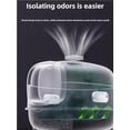 thumbnail image 4 of Enclosed Cats Litter Box with Lid and Scoop, Front Entry and Exit Large Size Anti-Splashing, Blue, 4 of 8