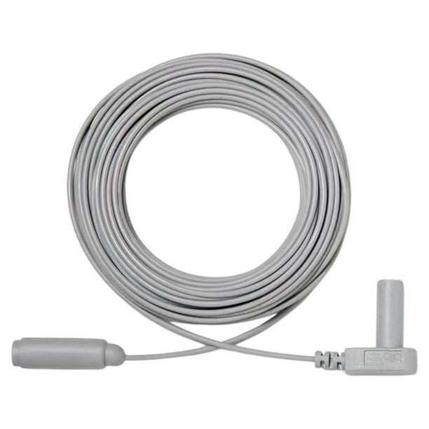 Cable de conexión a tierra Cable de extensión de conexión a tierra Cable de conexión a tierra de repuesto para interiores Gris 12.5 m
