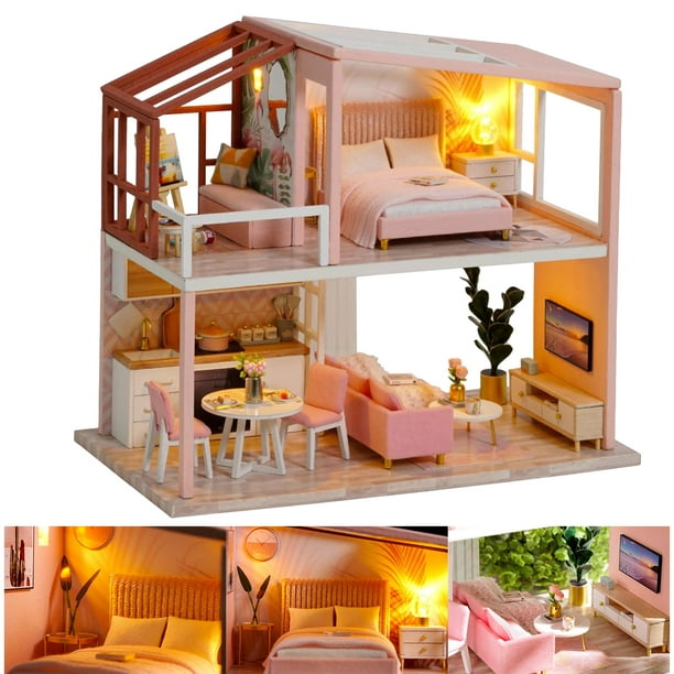 How To Draw A Cute Dollhouse ☆ Doll House Wooden Furniture
