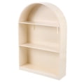 thumbnail image 3 of Estante flotante de madera con arco Weiweiguan, estilo bohemio, para pared, para decoración del hogar, 3 of 6