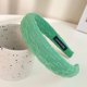 thumbnail image 1 of Diadema plisada sencilla para mujer, diadema de alta gama, diadema fina de satén para verano, accesorios para el cabello con sello para lavar el rostro, 1 of 6