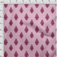 thumbnail image 3 of oneOone Cotton Silk Fabric Leaves|Floral & Paisley Block Printed Craft Fabric BTY 42 Inch Wide, 3 of 4
