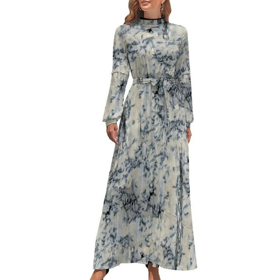 Blue Cheese Long Dress Bridesmaid dress woman evening dresses luxury 2024