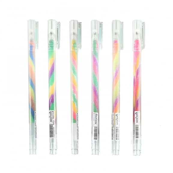 GASTROPOD Color Changing Gel Pens Set with Twisted Barrel for Adult Coloring & Journaling,Smooth Ink Flow for Office Use,Creative Writing Tools (Vivid Colors) | Ballpoint Pens,Pens Bulk Pink